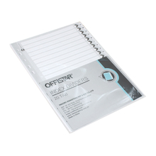A-Z file dividers with pet tab