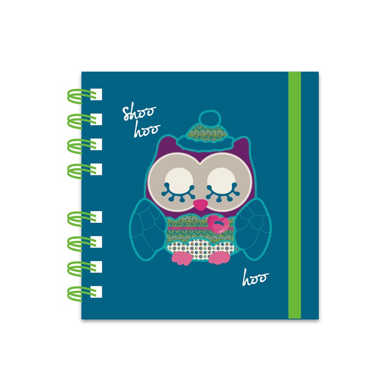 Notebook with wiro and lastic band