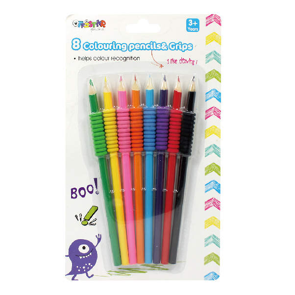 colouring pencil with grip