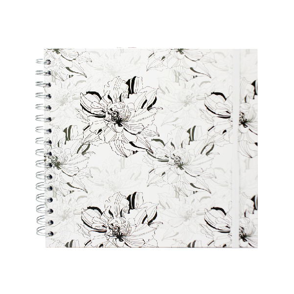 Hard cover spiral notebook