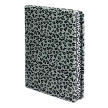 Leopard fluffy journal