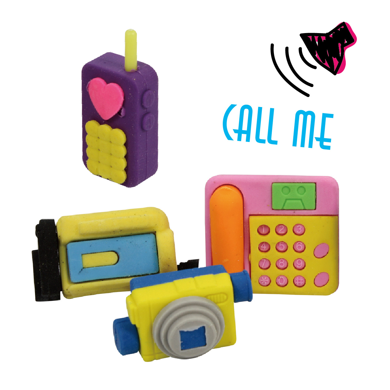 3D electronic accessary erasers