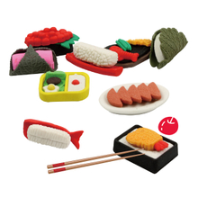 3D food shaped erasers