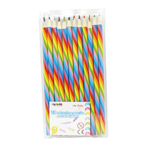 rainbow colouring pencil