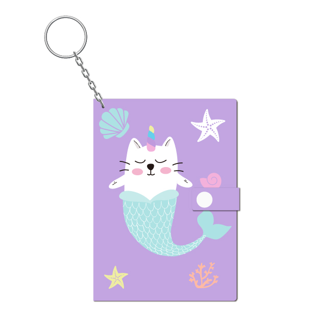 Small Silicon Keyring Notebook